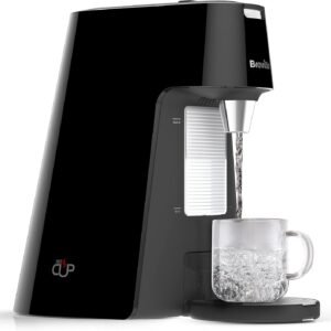 Breville HotCup Hot Water Dispenser | 1.7 Litres with 3 KW Fast Boil | Pre-set cup fill, with manual “STOP” button | Energy-efficient use